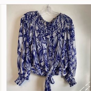 KARLIE on/or off shoulder blouse